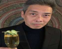 Francois Chau consuming alcohol